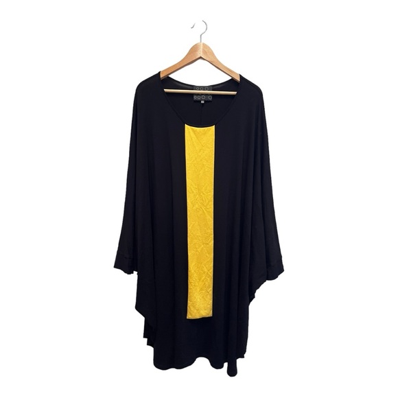 NY 77 Alec Izarov Architectural Quirky Funky Jersey Knit Sack Tunic Dress OS - Picture 2 of 6